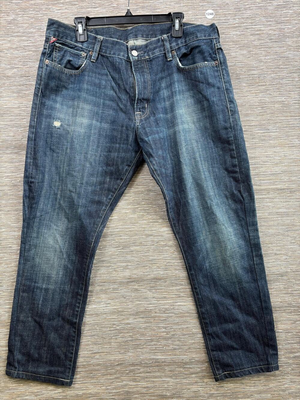 Denim & Supply Ralph Lauren Jeans Mens 36x30 Blue Straight USA Flag Denim Pants